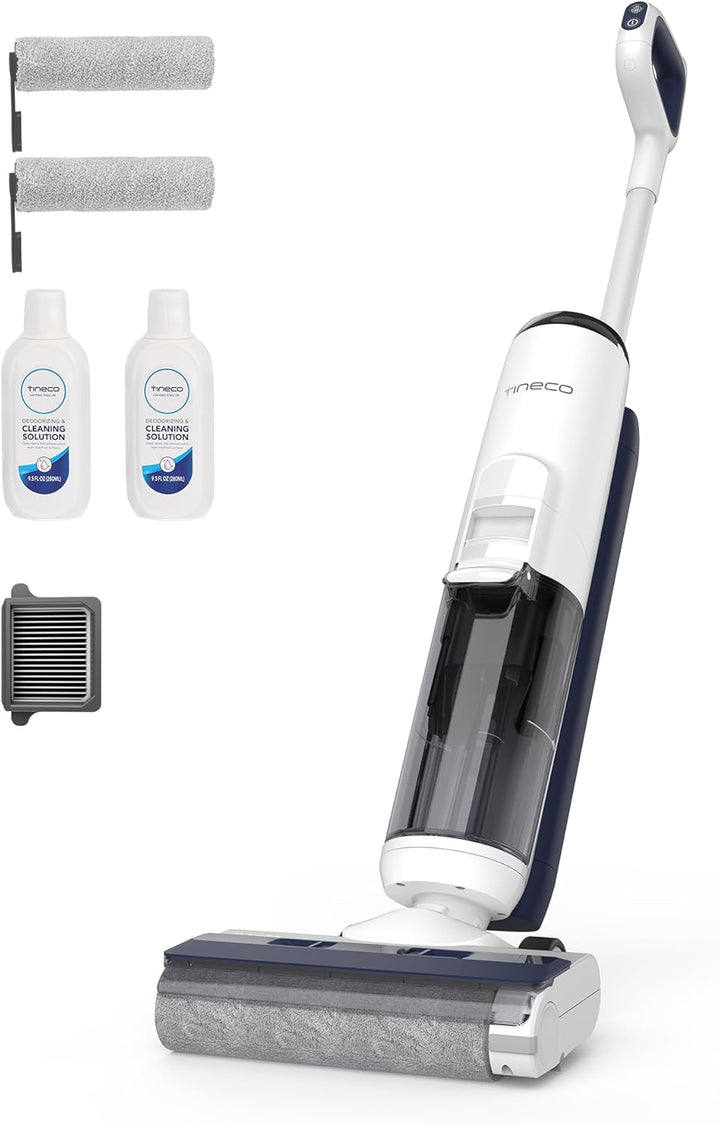 Tineco iFLOOR 5 Breeze Complete Nass Trockensauger, EIN-Schritt-Reinigung für Hartböden, Kantenreini