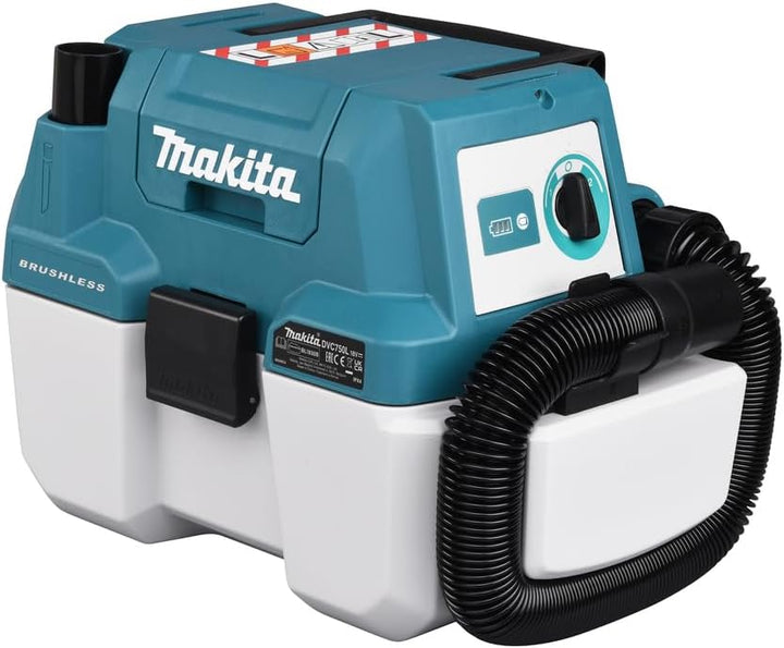 Makita DVC750LZX1 Akku-Staubsauger 18 V (ohne Akku, ohne Ladegerät)