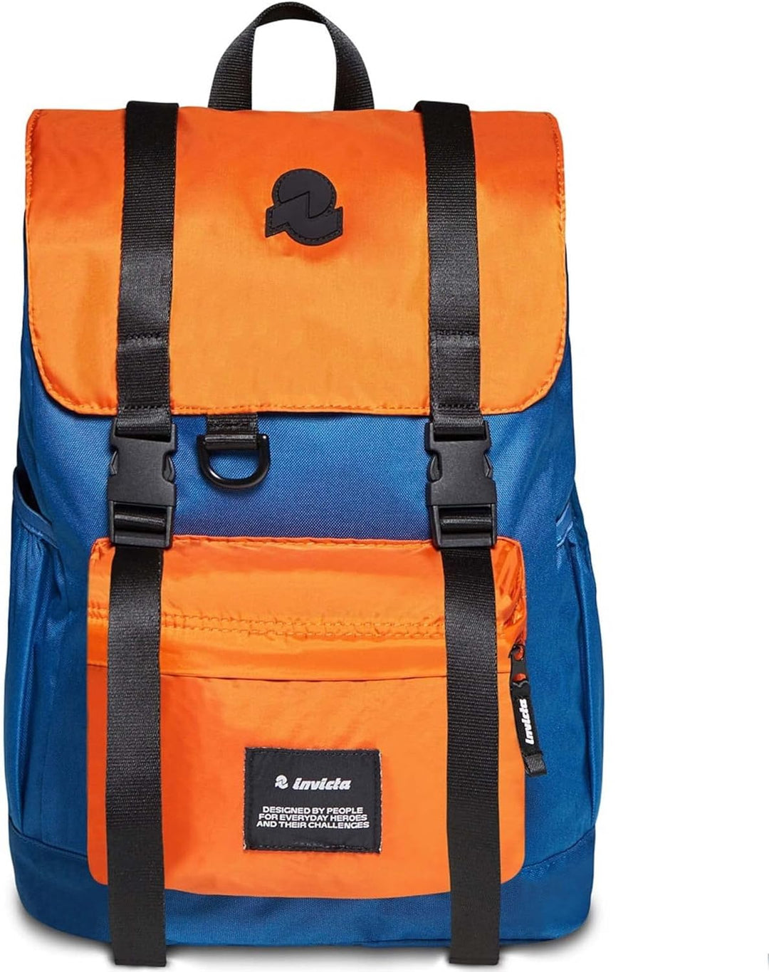 INVICTA CHAT COLORBLOCK LEGACY, Rucksack aus nachhaltigem Stoff, Praktisch & Unisex, Leicht, kompakt
