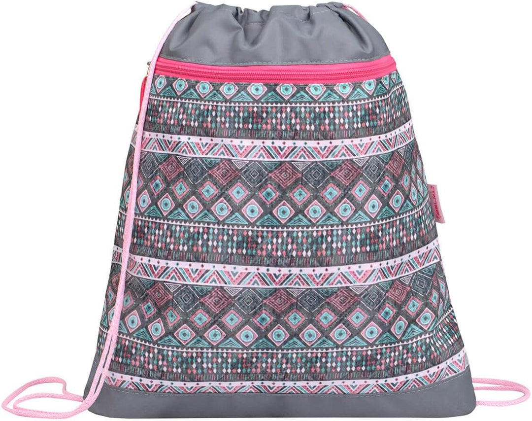 Belmil 404-20 Schulranzen Set 4 - teilig (404-20/AG/S Horse Aruba Blue), Horse Aruba Blue