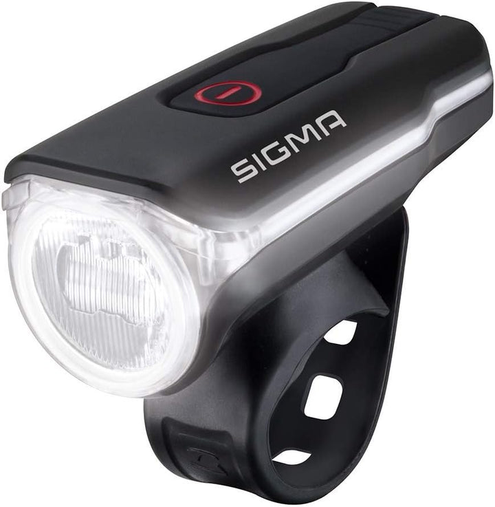 SIGMA SPORT Fahrradbeleuchtung AURA 60 USB, 60 LUX, Frontlicht, StVZO zugelassen, wasserdicht, USB w