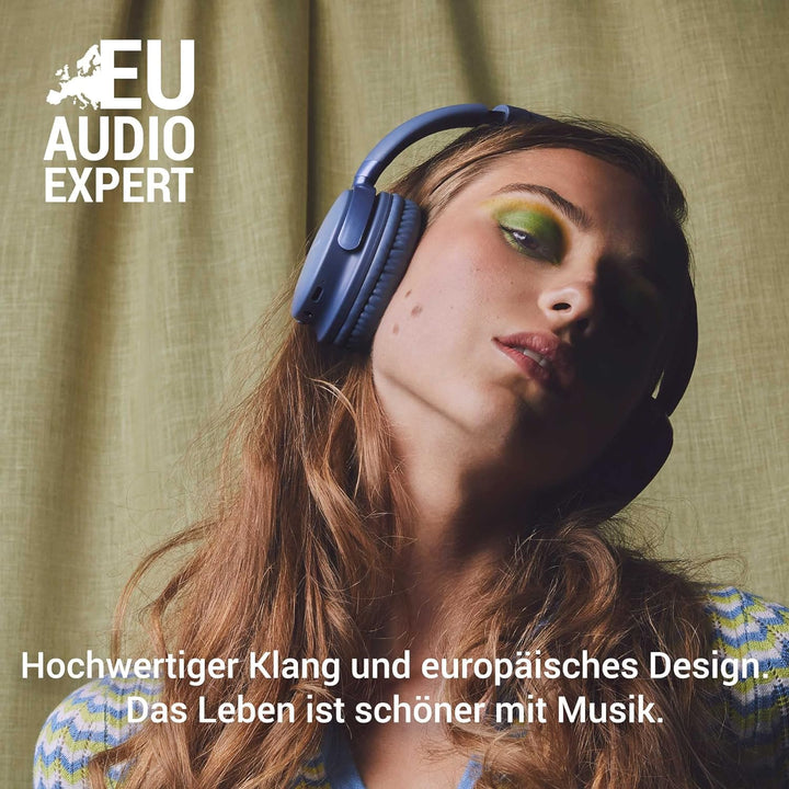 Energy Sistem Headphones Style 3 Denim Kopfhörer, kabellos, faltbar, Bluetooth® 5.1, Deep Bass, HQ V