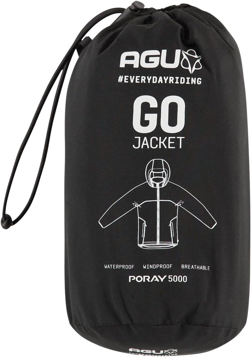 AGU Regenjacke Damen & Herren Go Essential, Fahrradjacke Wasserdicht & Winddicht, Atmungsaktiv, Refl