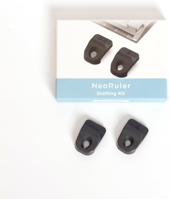NeoDrafting Kit, modulares Zubehör, kompatibel mit NeoRuler, inklusive 2 Stifthaltern in verschieden