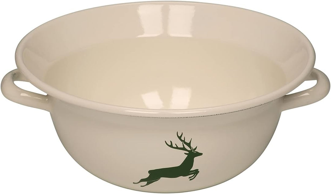Riess, 0296-072 Weitling 28 4,00 L, COUNTRY - HIRSCH GRÜN, Durchmessser 28 cm, Höhe 12 cm, Inhalt 4