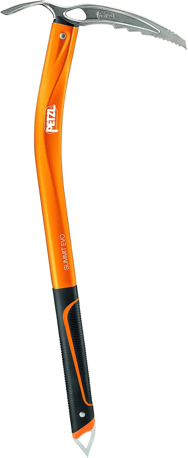 Petzl Erwachsene Eispickel Summit EVO 66cm orange, 66cm orange