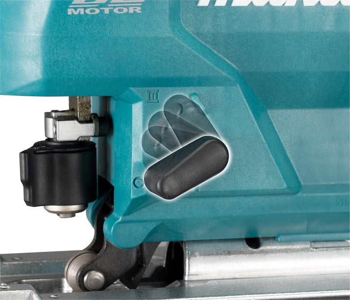 Makita DJV184RTJ 18V Li-Ion LXT Brushless Puzzle komplett mit 2 x 5,0 Ah Akkus und Ladegerät im Makp