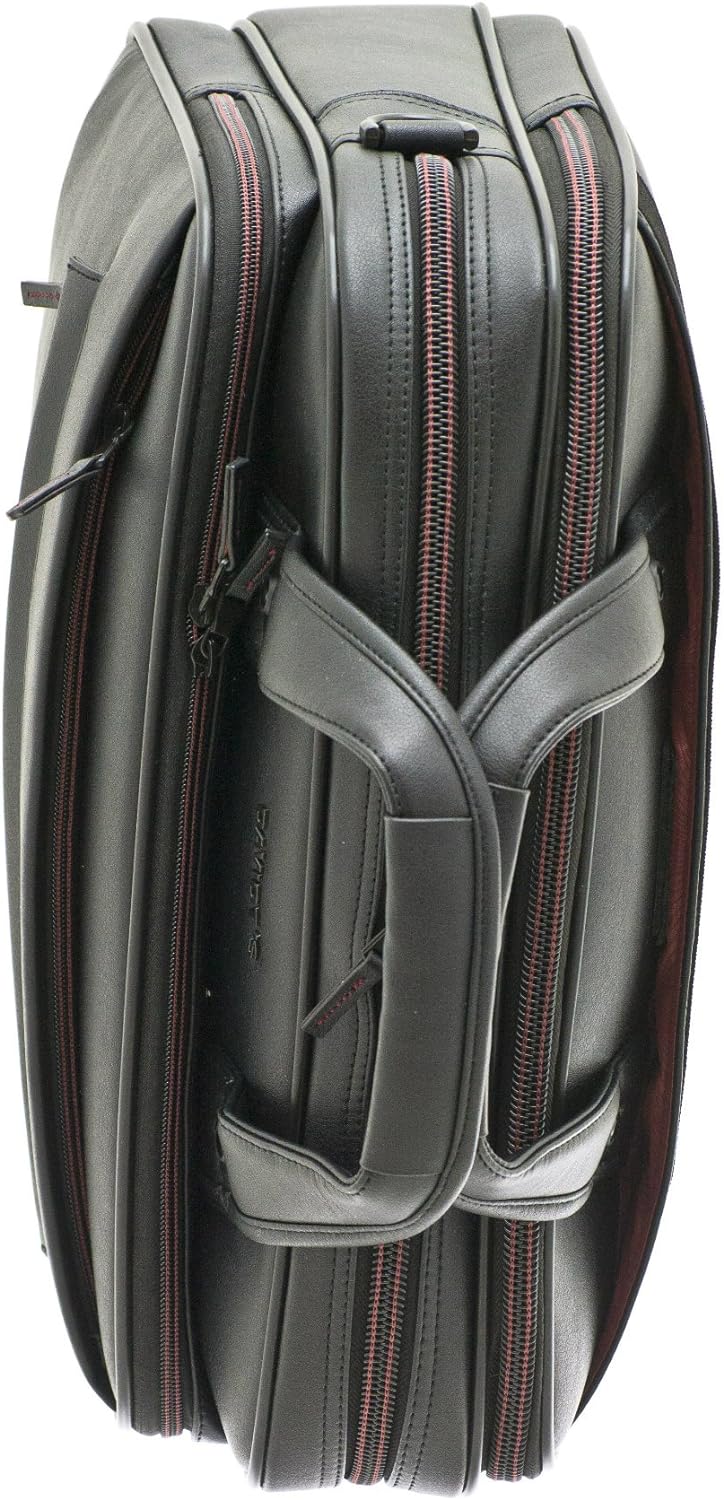 Business Schulter Arbeits Aktentasche mit Laptop-Fach 41cm lang Schwarz Bowatex