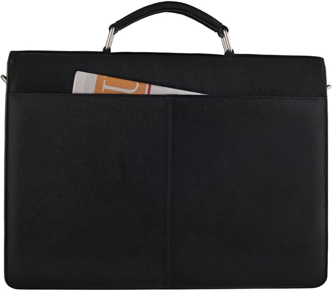 STILORD 'Robert' Aktentasche Businesstasche 15,6 Zoll Laptopfach passend für grosse DIN A4 Ordner mi
