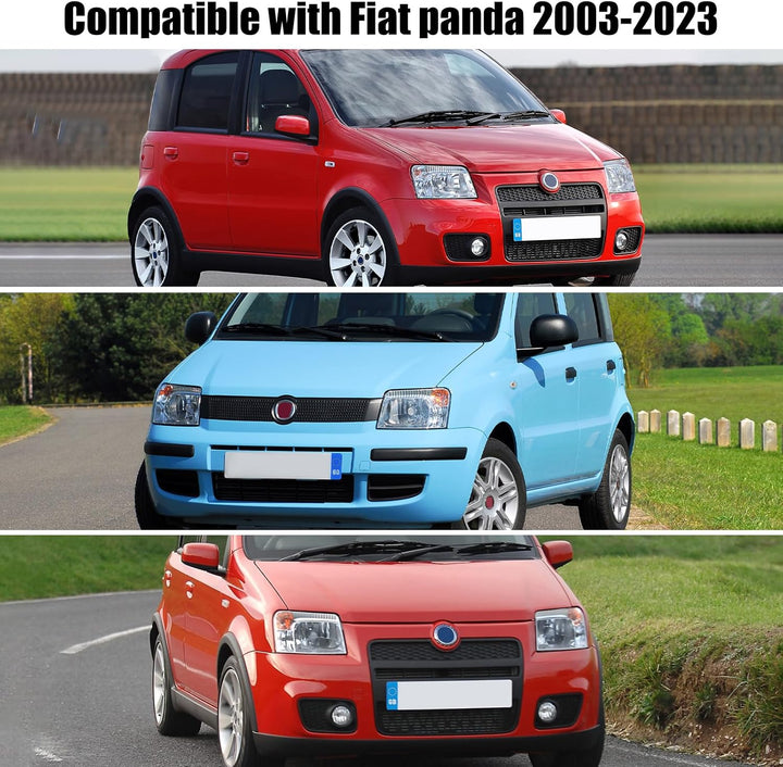 Opaltool Halbgarage für 2003-2023 F-iat Panda, Silberne Massgeschneidertes Autogarage Softtop Halbab