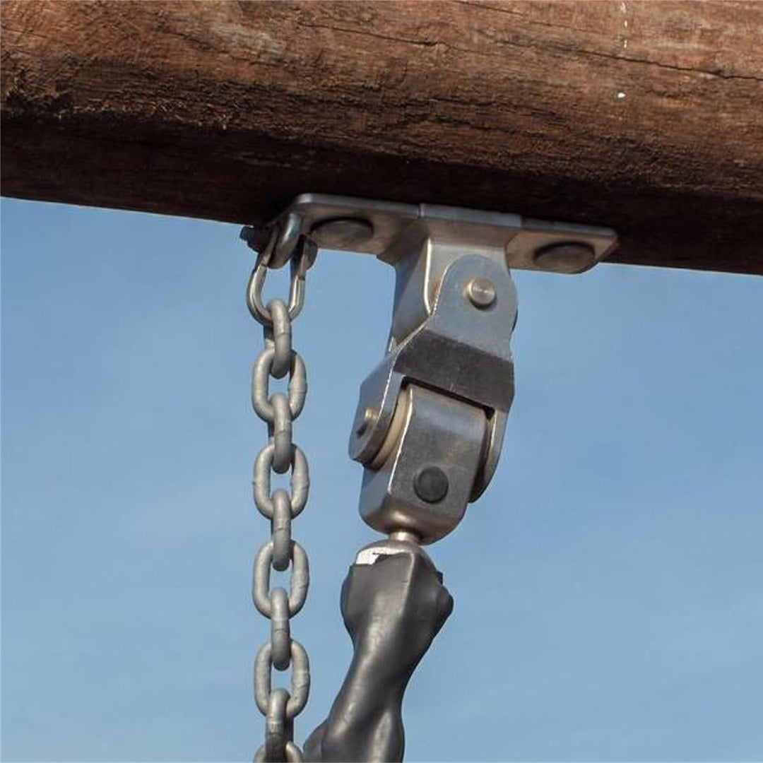 Loggyland Nestschaukel Schaukelhaken Schaukelgelenk Kreuzgelenk für Kantholz