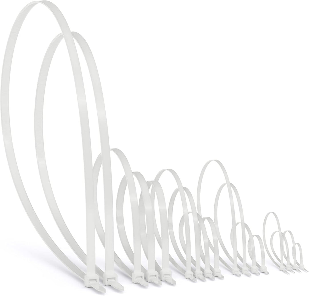 deleyCON 50 Stück Kabelbinder 900 mm x 9 mm (90 cm x 0,9 cm) Kunststoff Kabel Binder Kabelhalter Kab