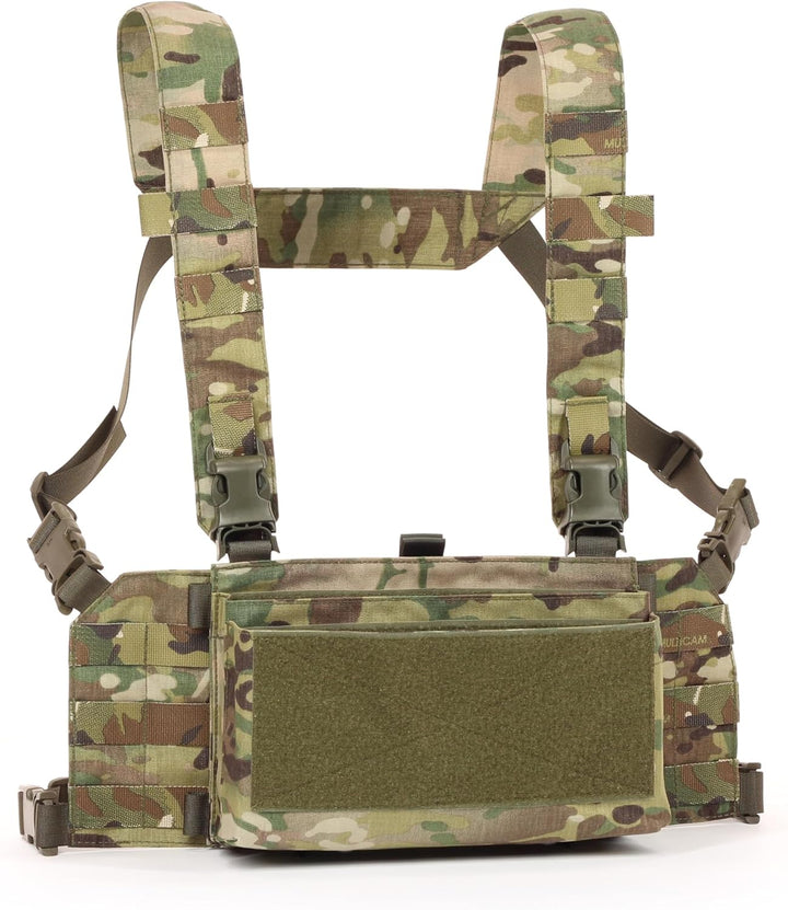 Zentauron Micro Battle Chest Rig (Extended) - Molle Mini Chest Rig für Profis - Flexibel, robust, ef