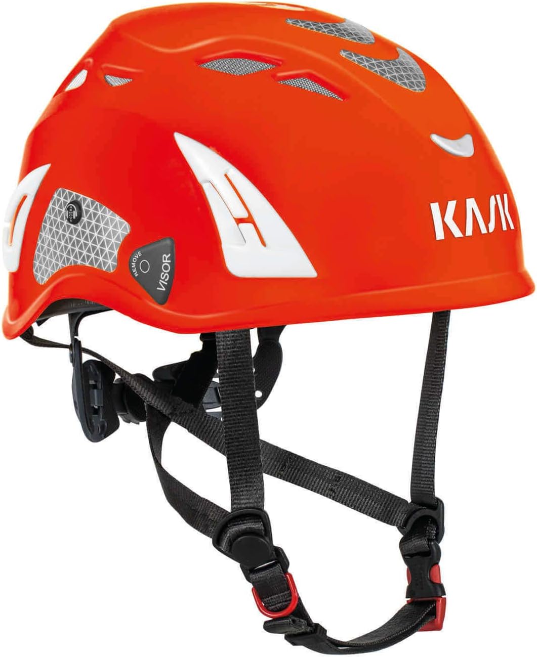 Kask Schutzhelm superplasma Pl Hi Viz Umfang 51-62 cm neonrot, neonrot