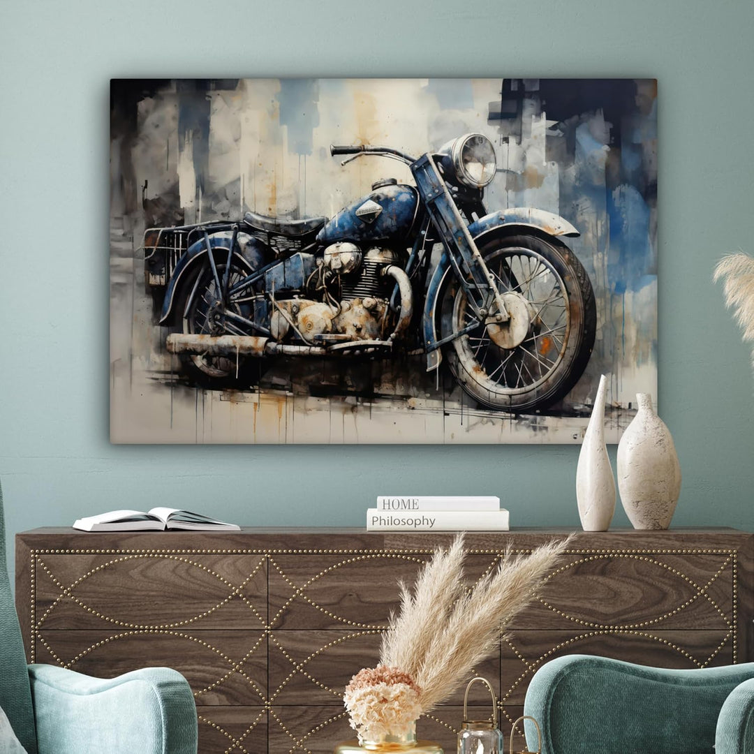 MuchoWow© Leinwand Bilder Gross 120x80 cm XXL Wanddeko Wohnzimmer Aesthetic Room Decor Deko Zimmer W