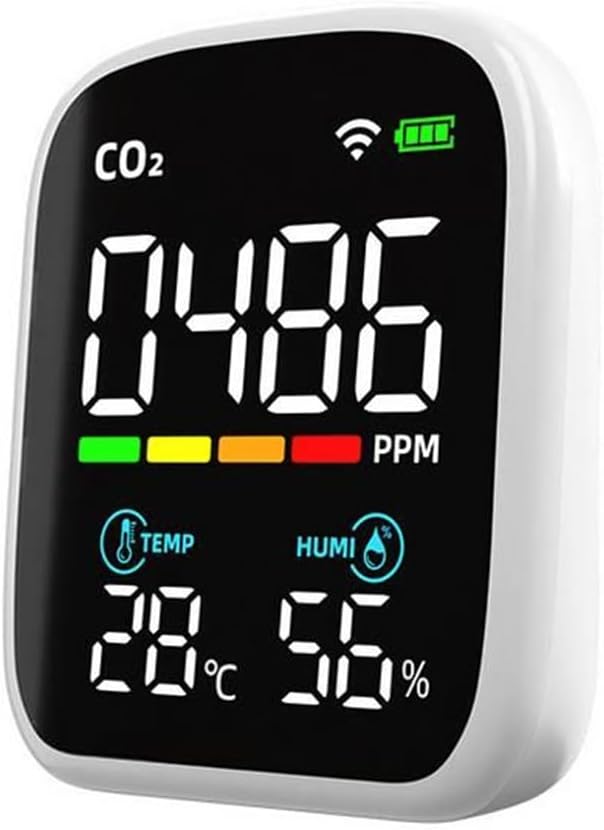 WIFI Infrarot CO2 Monitor Kohlendioxid Monitor NDIR Sensor Luftqualität Monitor Infrared WIFI-3 in 1