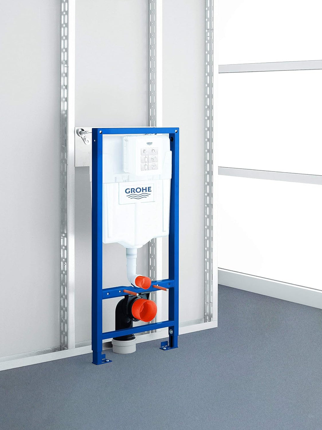 GROHE Rapid SL - Element für WC (0,82 m Bauhöhe, Keramikbefestigung, komplett vormontiert), 38526000