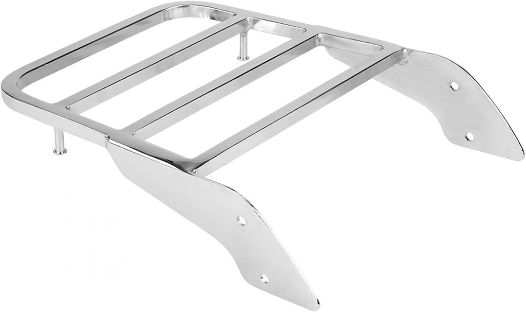 Tomotato Motorrad Rückenlehne Sissy Bar Gepäckträger, Chrom Heckgepäckträger für Shadow VT750 C2 199