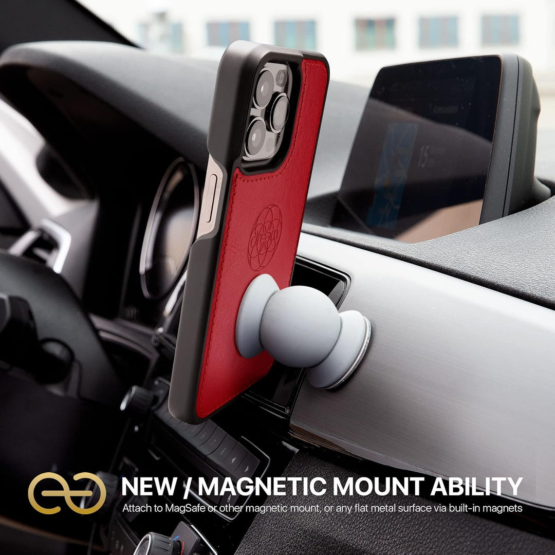 Dreem Fibonacci iPhone 14 Pro Max Brieftaschen-Etui / 2-in-1 stossfestes Etui und abnehmbares Folio