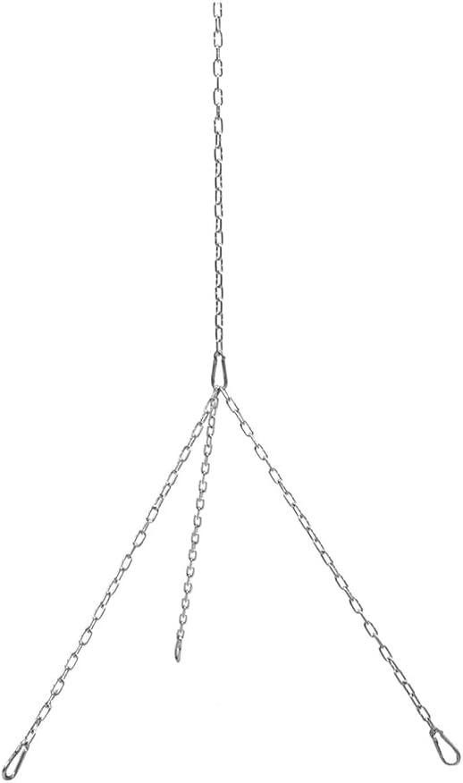 CookKing Stand-Grill Dreibein Grill massiv Edelstahlgitter 180cm 50cm Ø