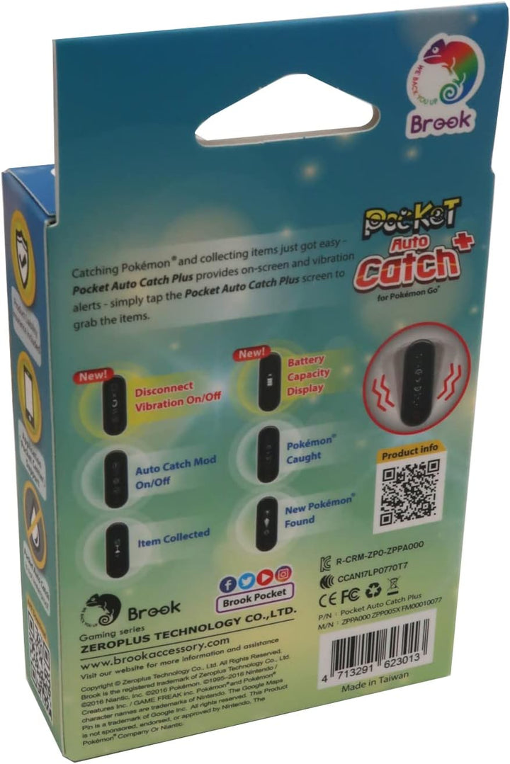 Mcbazel Brook Pocket Auto Catch Plus Wristband Update Version Auto Fang Pokemon/Auto Spin Pokestop/A