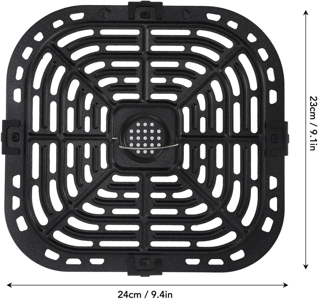 Luftfritteusen Grillplatte für Instants Plus 6QT Luftfritteusen, Edelstahl Verbesserte Quadratische