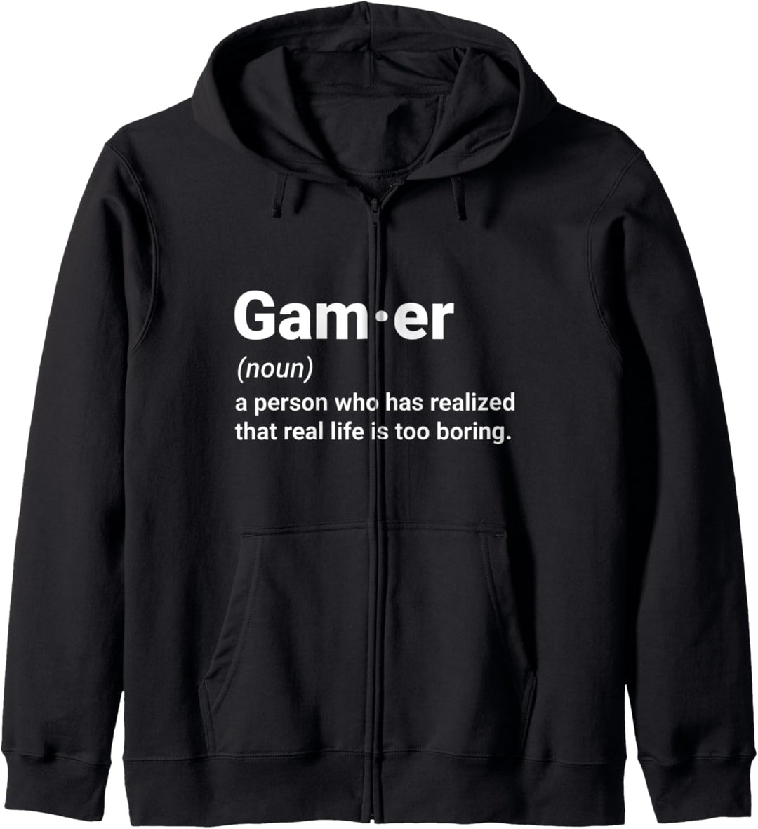 Gamer Definition für Zocken Gaming Fan & Zocker Kapuzenjacke