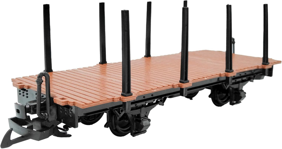 ML-Train Rungenwagen braun/schwarz als Spur-G modularer Modelleisenbahn Bausatz - Gartenbahn Zubehör