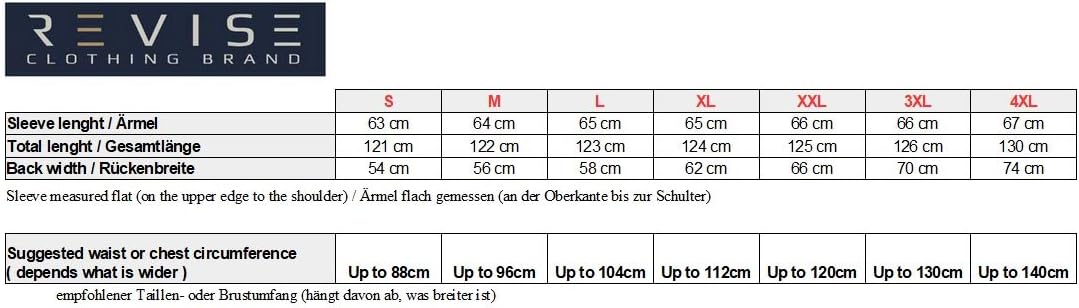 Revise Vasco RE-104 Herren Bademantel - Morgenmantel – 80% Baumwolle Ganzjahres-Bademantel M Dunkelb