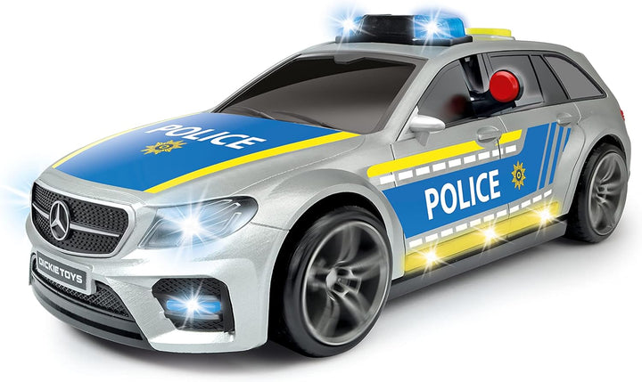 Dickie 203716018026 SOS Mercedes-AMG E43 Polizeiauto, 30 cm, polnische Ausführung, ab 3 Jahren
