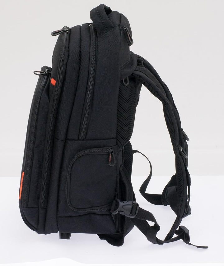 Bowatex Business Trolley Rucksack Akten Laptop Netbook Tablet 48 cm Schwarz