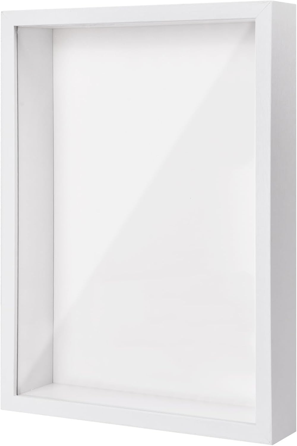 3D Bilderrahmen zum Befüllen A4, Schattenbox Vitrine Rahmen, 3D Tief Objektrahmen mit Transparente A