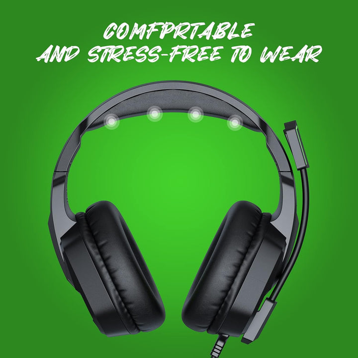 EKSA Fenrir Gaming Headset, Headset mit Mikrofon für PS4 PS5 Xbox one PC Mac Laptop, 3D Surround Sou