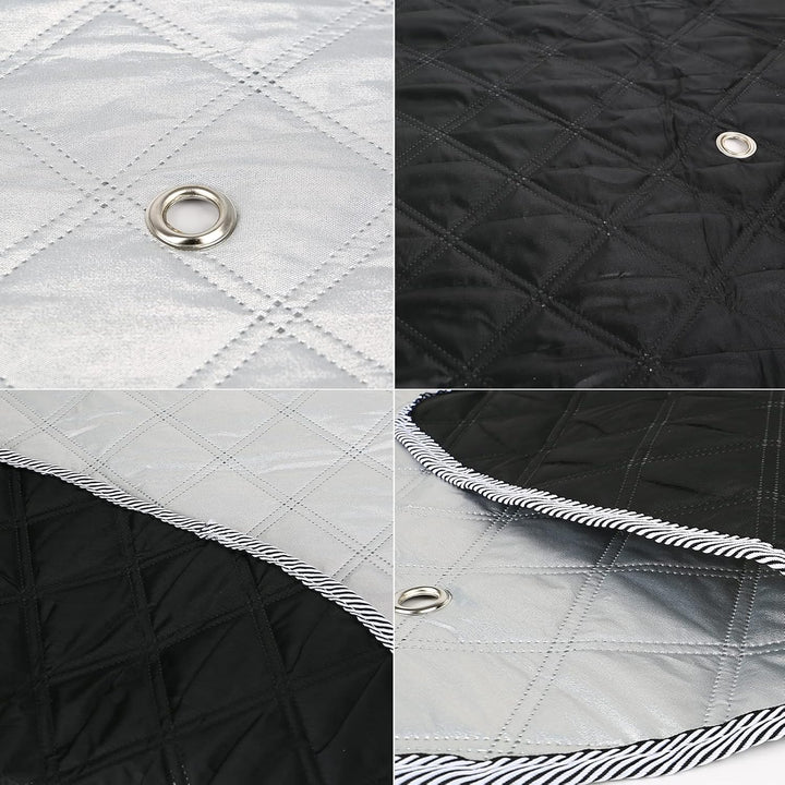 Thermomatte Fahrerhaus Innen für Transit Custom 2012-2024, 3 STK Wasserdicht UV-Proof Sonnenschutz A