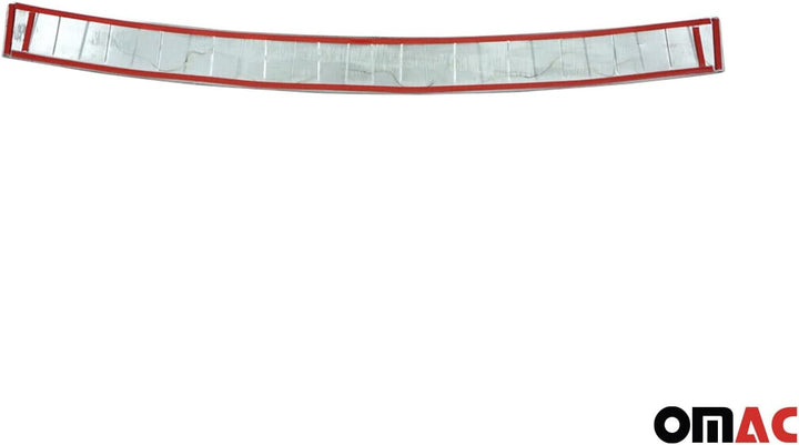 Ladekantenschutz Edelstahl kompatibel mit Opel Meriva B 2010-2017 Abkantung Chrom Silber 1x