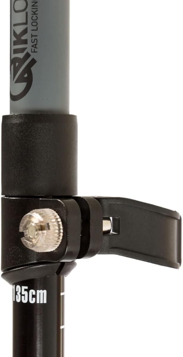 Trespass Lightweight Trekking Poles Stryder Schwarz EACH, Schwarz EACH