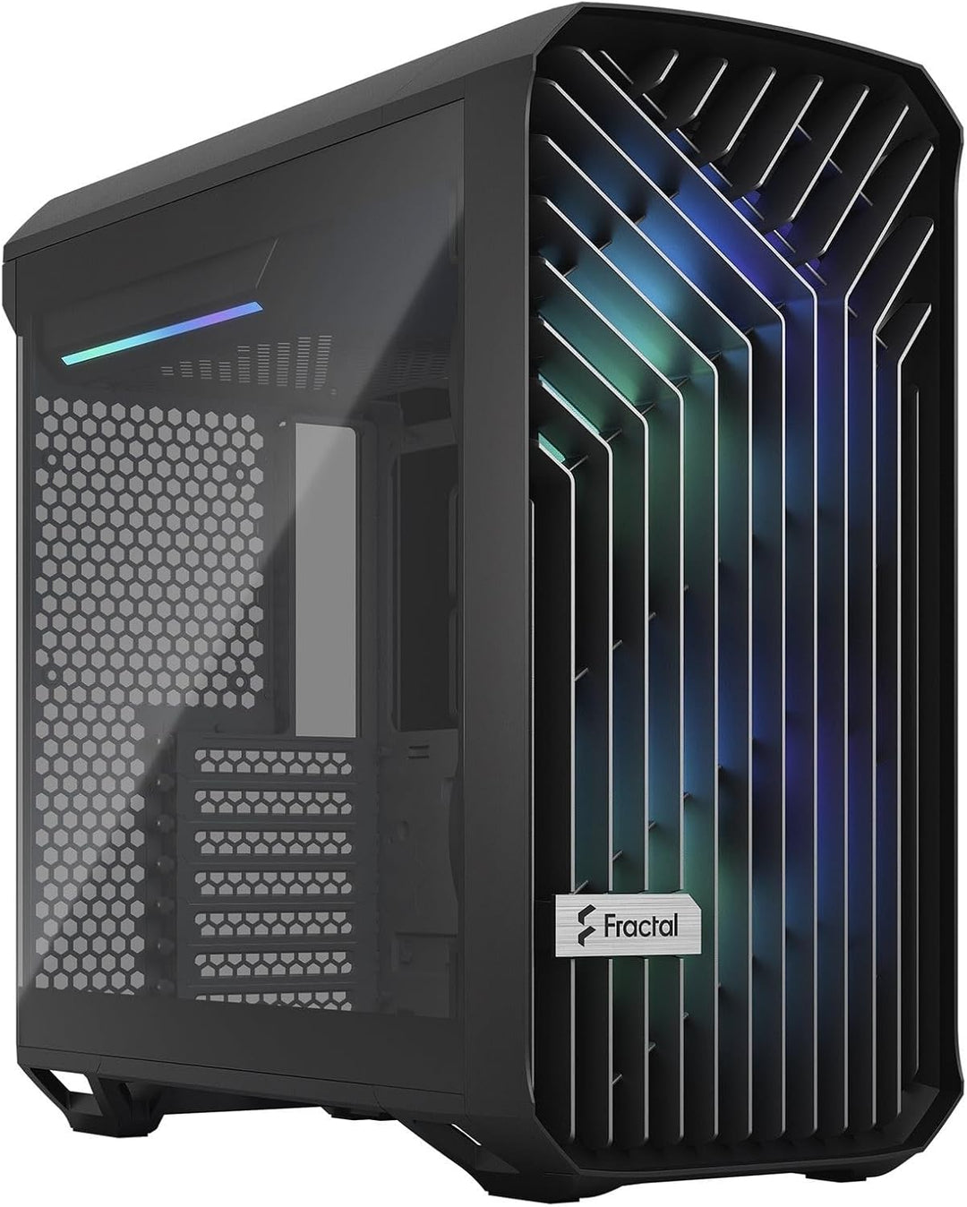 Fractal Design Torrent Compact RGB Black - Light Tint Tempered Glass Side Panels - Open Grille for M