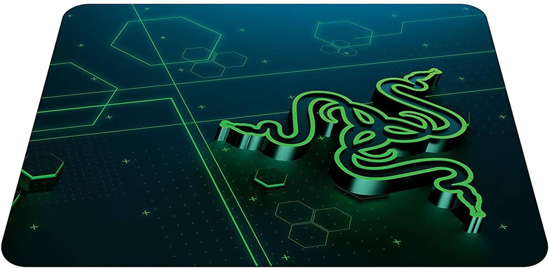 Razer Goliathkäfer – Tragbar Tuch Gaming Mauspad Spiel auf der Go, Stoff, blau / grün, Mobile