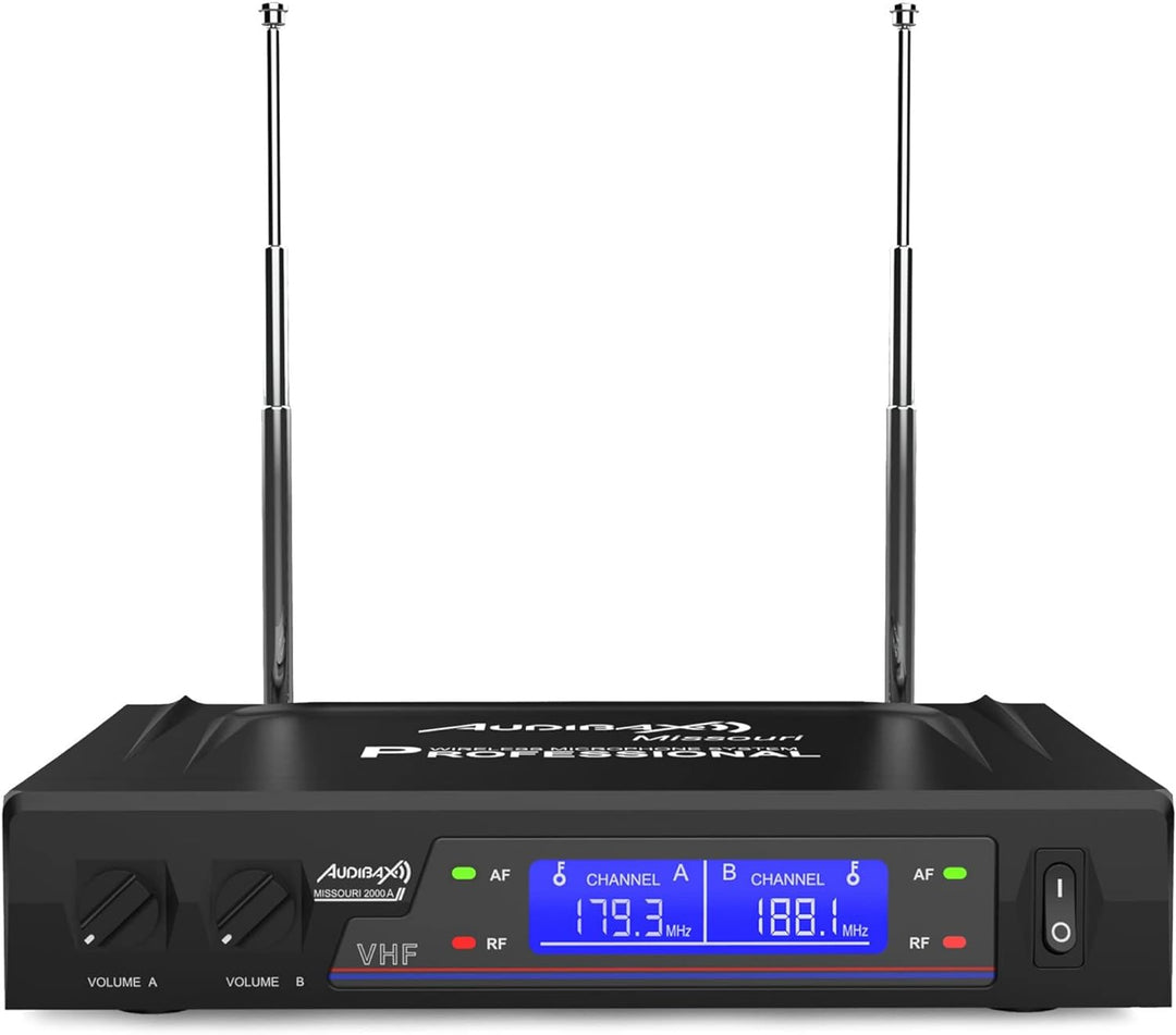 Audibax Missouri 2000 Micrófono Inalámbrico Mano VHF Rango A