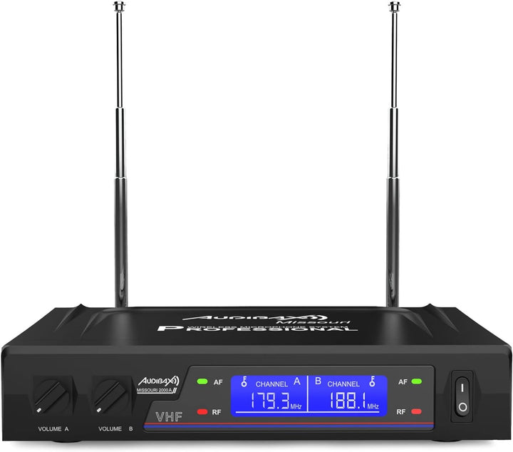 Audibax Missouri 2000 Micrófono Inalámbrico Mano VHF Rango A