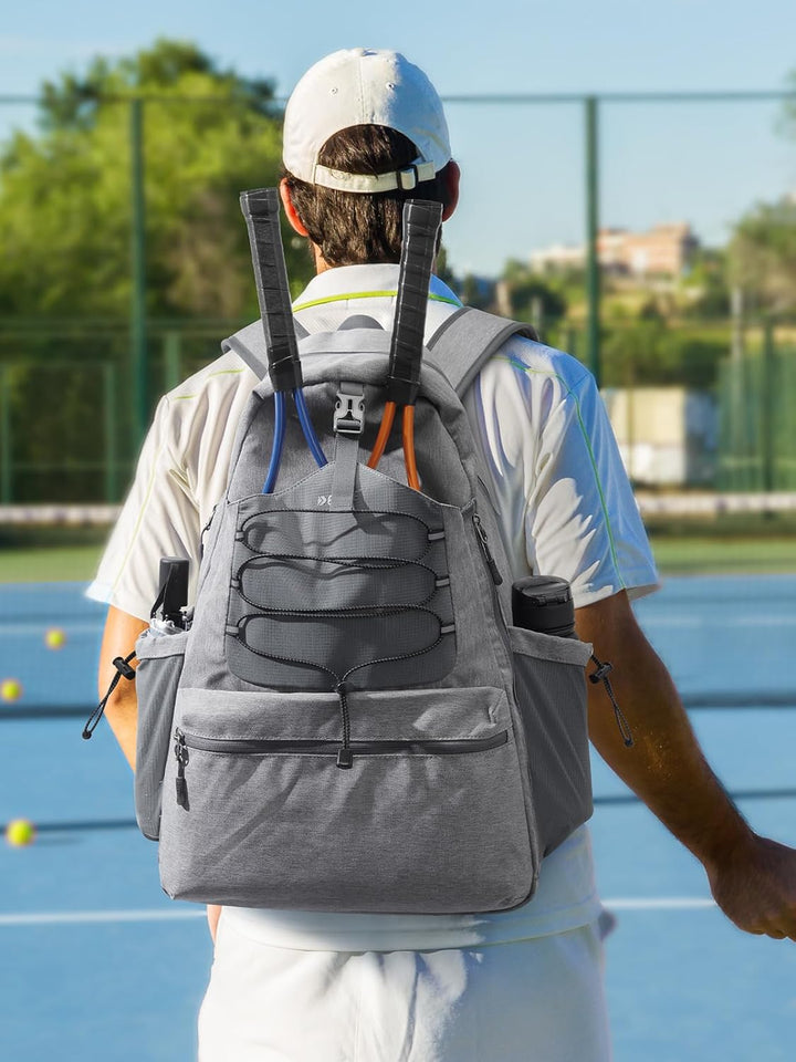 G4Free Tennistasche, Tennisrucksack für Damen und Herren, grosse Pickleball-Tasche, hält 4 Schläger