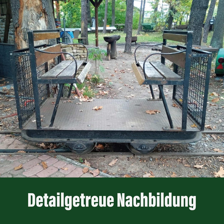 ML-Train Mannschaftswagen Lore Feldbahnwagen Spur-G als Bausatz für Garten Modellbahn