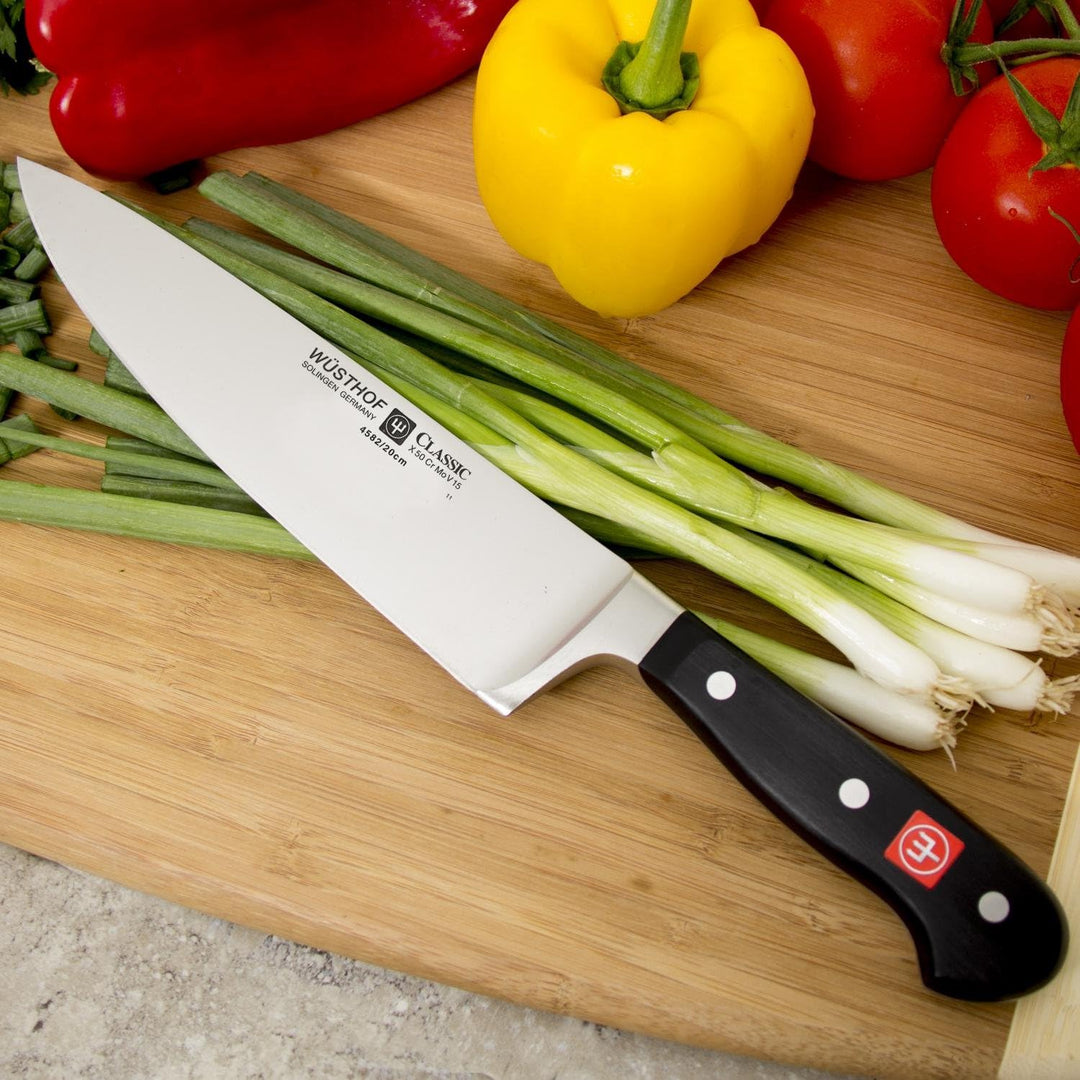 Wüsthof 4582/20 Kochmesser, Classic (4582-7/20), 20 cm Klingenlänge, geschmiedet, rostfreier Edelsta