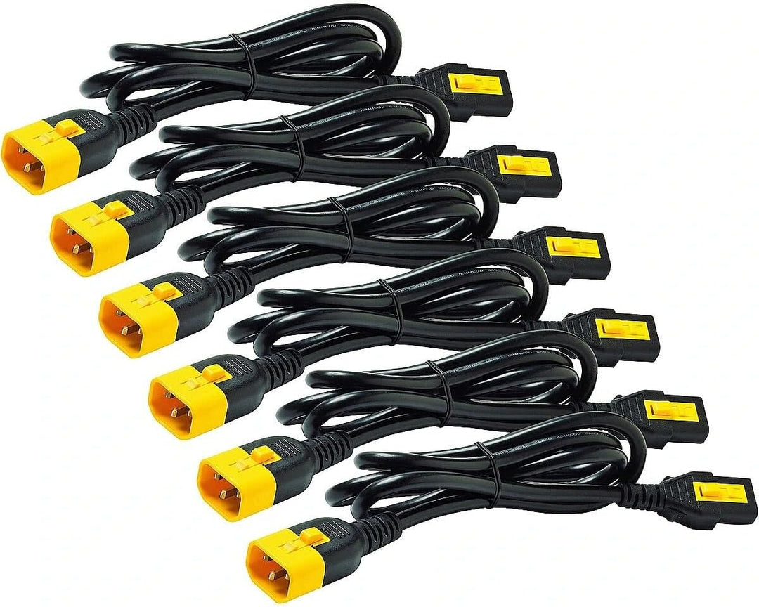 APC Stromkabel - AP8702S-WW (6 Stück, verriegelbar, C13 auf C14, 0.6 m)