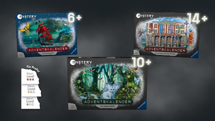 Ravensburger 23627 - Mystery Adventskalender - Der magische Wald - Rätsel-Adventskalender für Kinder