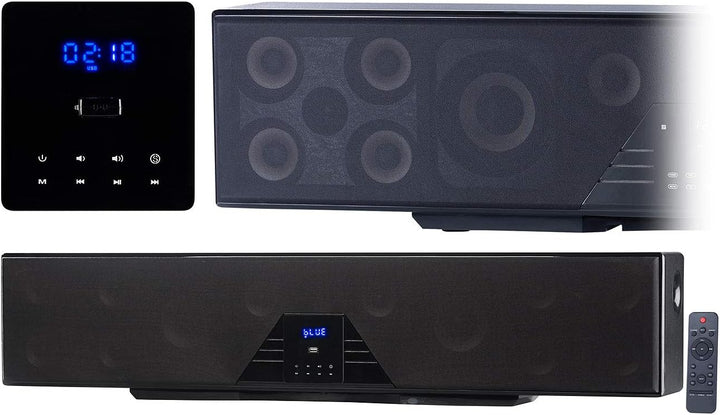 auvisio Soundsystem: 6-Kanal-3D-Soundbar, 5.1-Surround-Sound, Bluetooth 5, HDMI, 310 Watt (Soundanla