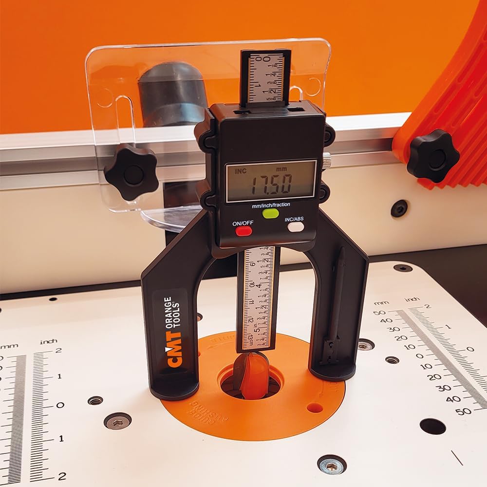 CMT dhg-001 Digitaler Messschieber-Werkzeug mit Tiefenanschlag 0 – 80 mm, schwarz