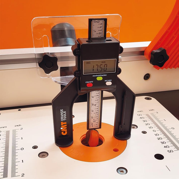 CMT dhg-001 Digitaler Messschieber-Werkzeug mit Tiefenanschlag 0 – 80 mm, schwarz