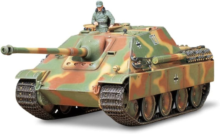 TAMIYA 35203 1:35 Dt. SdKfz.173 Jagdpanther Spät.(1), Modellbausatz,Plastikbausatz, Bausatz zum Zusa