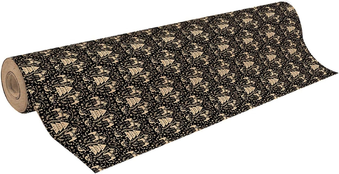 Clairefontaine 223847C Rolle Geschenkpapier (50 x 0,70m, 70g/qm Recycling Kraftpapier, ideal für gro
